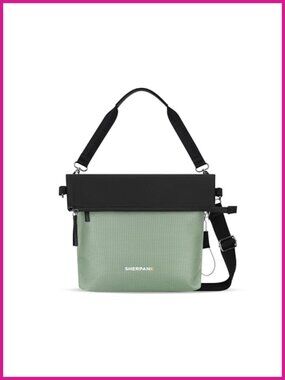 Anti-Theft Crossbody Tote Bag Recycled Nylon RFID Blocking